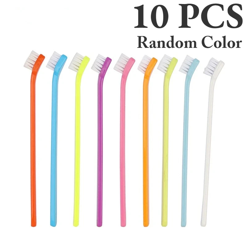 Durable Pet Toothbrush Set – 10 Pieces, Gentle and Strong