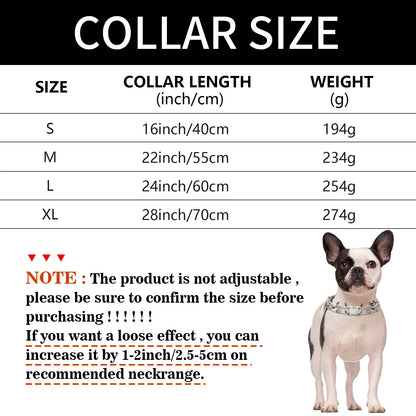 Stainless Steel Prong Pinch Dog Collar with Quick Release – Adjustable No-Pull Training Collar