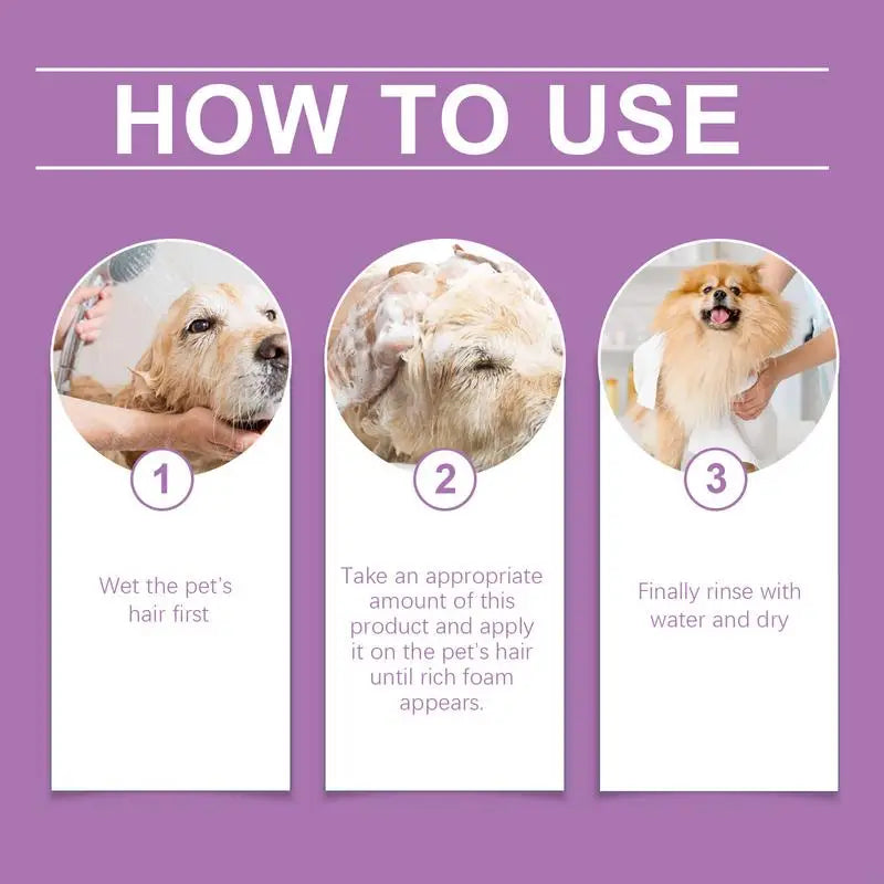Natural Lavender Pet Shampoo &amp; Conditioner – Gentle, Plant-Based, Moisturizing &amp; Soothing