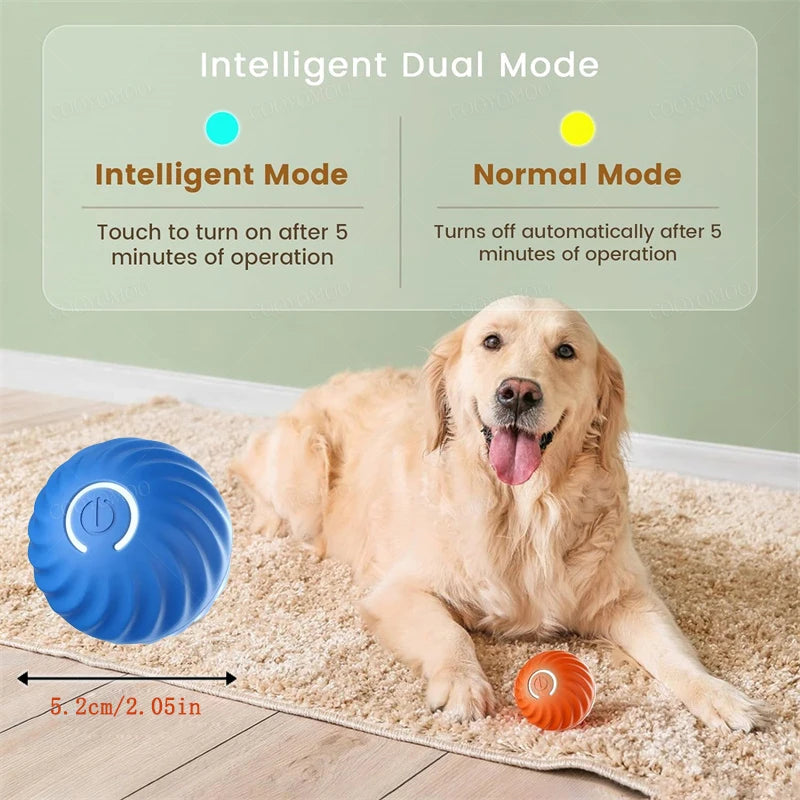 Smart Interactive Jump Ball for Pets – Motion-Activated &amp; Chew-Resistant