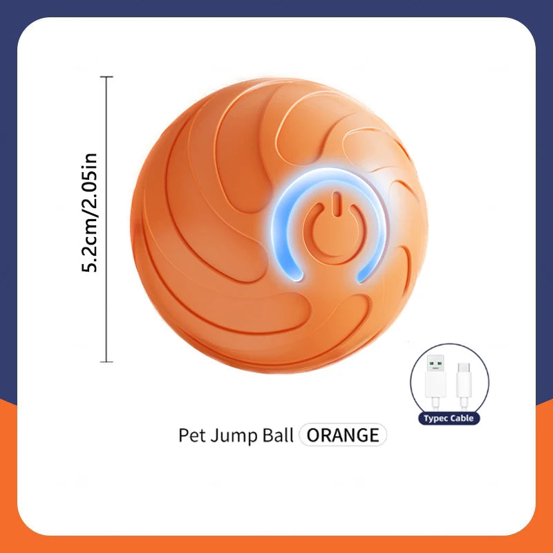 Smart Interactive Jump Ball for Pets – Motion-Activated &amp; Chew-Resistant