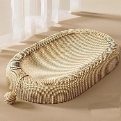 Extra-Large Cat Scratching Nest – All-in-One Bed, Toy & Scratch Board with Durable Sisal