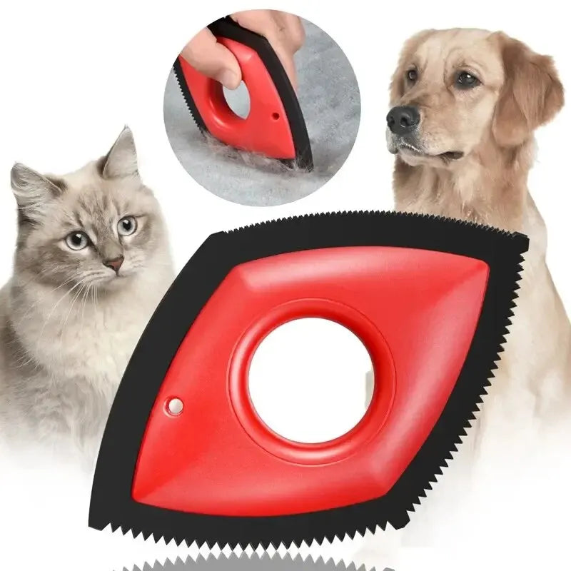 4-Mode Pet Hair Remover Brush – Reusable Tool for Furniture, Carpet &amp; Car Seats