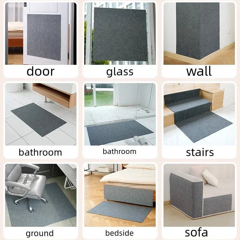 Self-Adhesive Cat Scratch Pad – Customizable Wall &amp; Furniture Protector