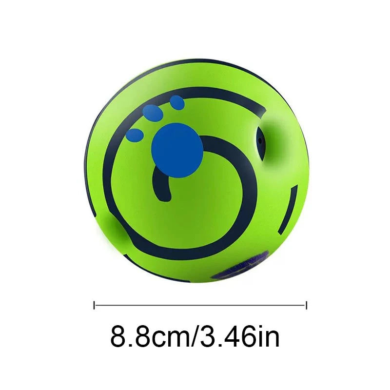 Interactive Squeaky Giggle Ball Toy for Dogs – Fun Sounds, No Batteries Needed