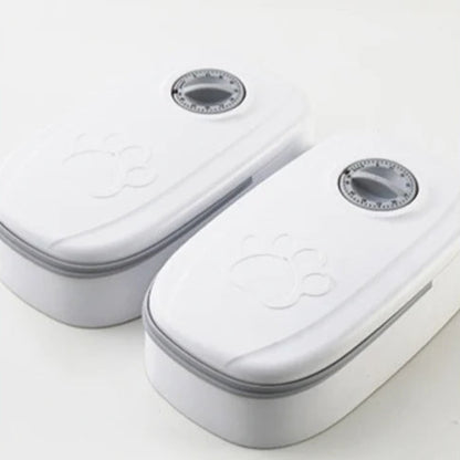 Automatic Pet Feeder with Timer – 350ml Capacity for Wet &amp; Dry Food