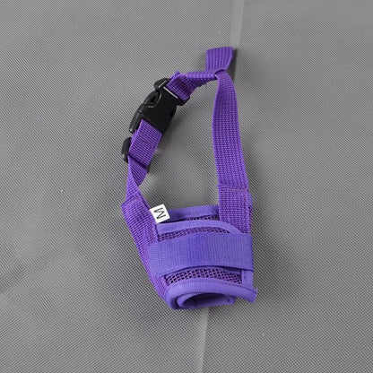 Adjustable Breathable Mesh Dog Muzzle – Anti-Bark &amp; Bite Control