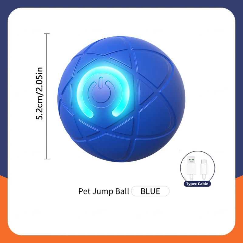 Smart Interactive Jump Ball for Pets – Motion-Activated &amp; Chew-Resistant