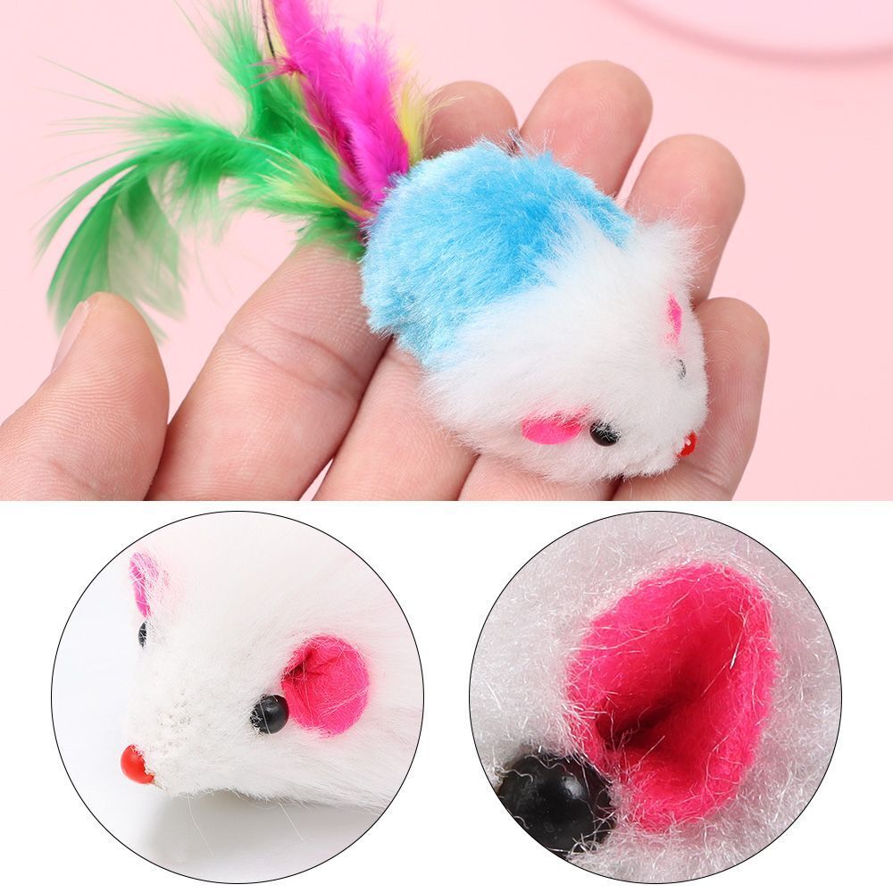 Plush &amp; Feather Cat Toy Sets – Lightweight, Durable, and Entertaining