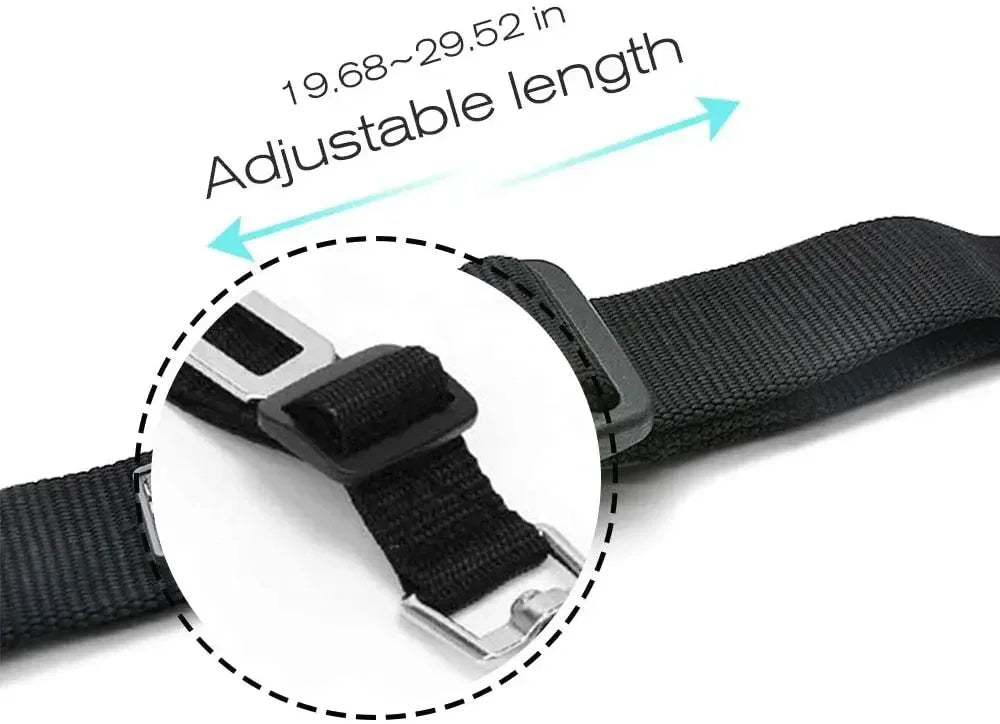 Adjustable Pet Car Seat Belt – Quick-Release, Breakaway, and Safe Travel Restraint for Cats &amp; Dogs