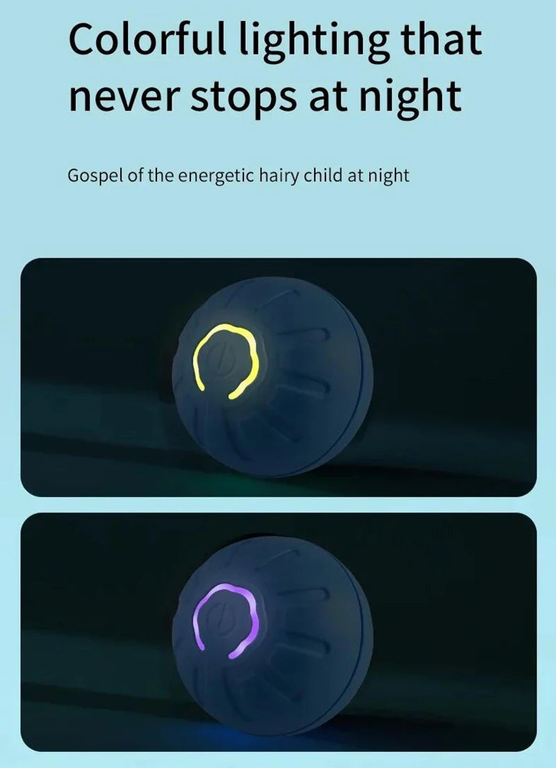 Smart Interactive Jump Ball for Pets – Motion-Activated &amp; Chew-Resistant
