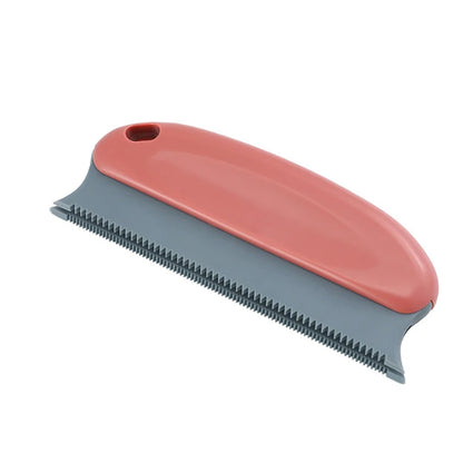 Portable Manual Lint Hair Remover Brush – Double Serrated Design for Pet Hair & Dust Removal