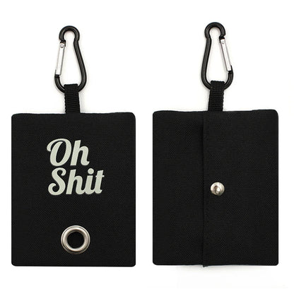 Pet Poop Bag Dispenser with &quot;Oh Shit&quot; Design