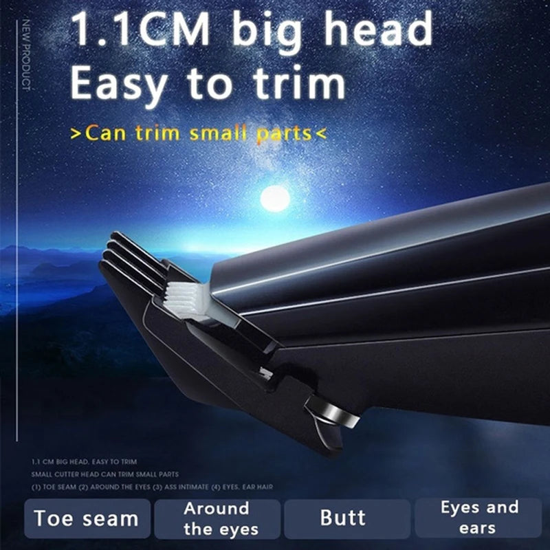 Rechargeable Pet Grooming Clipper Kit – Quiet, Cordless &amp; Adjustable for Dogs and Cats