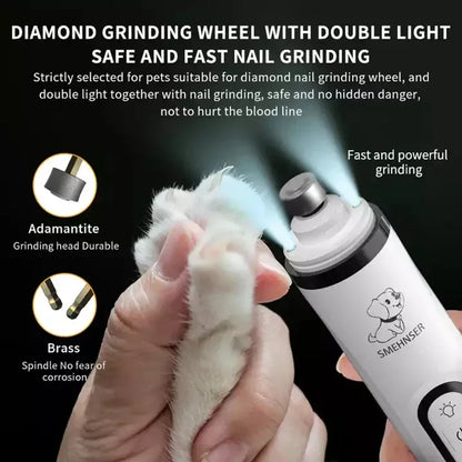 Rechargeable Pet Nail Grinder for Cats & Dogs