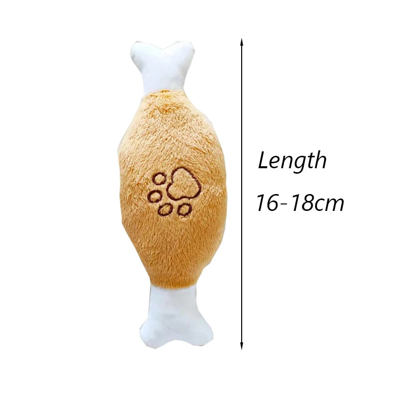 Soft Squeaky Dog Toy – Durable, Bite-Resistant, &amp; Perfect for Small Pets