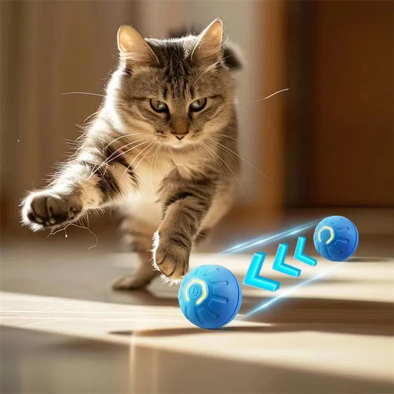 Smart Interactive Jump Ball for Pets – Motion-Activated &amp; Chew-Resistant
