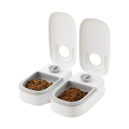 Automatic Pet Feeder with Timer – 350ml Capacity for Wet &amp; Dry Food