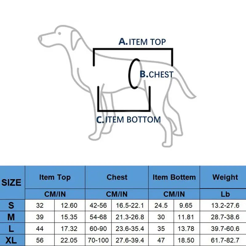 Pet Rehabilitation Sling/Carrying Harness for Injured and Elderly Dogs