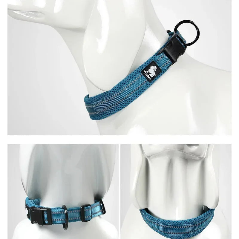 Durable 3M Reflective Dog Collar with Secure Fit