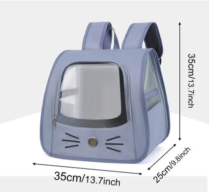 Transparent Portable Cat Carrier Backpack – Travel in Comfort &amp; Style