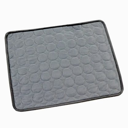 Self-Cooling Dog Mat for Summer – Washable Ice Silk Pad for Dogs