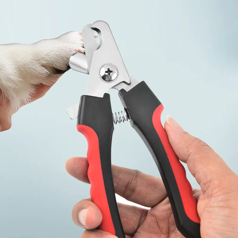 Stainless Steel Pet Nail Clipper with Safety Guard