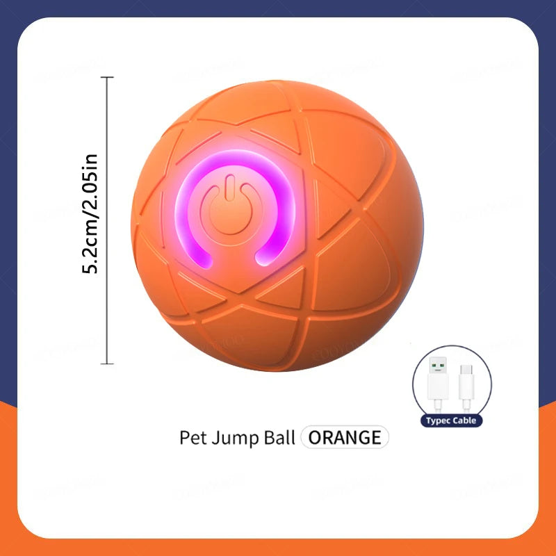 Smart Interactive Jump Ball for Pets – Motion-Activated &amp; Chew-Resistant