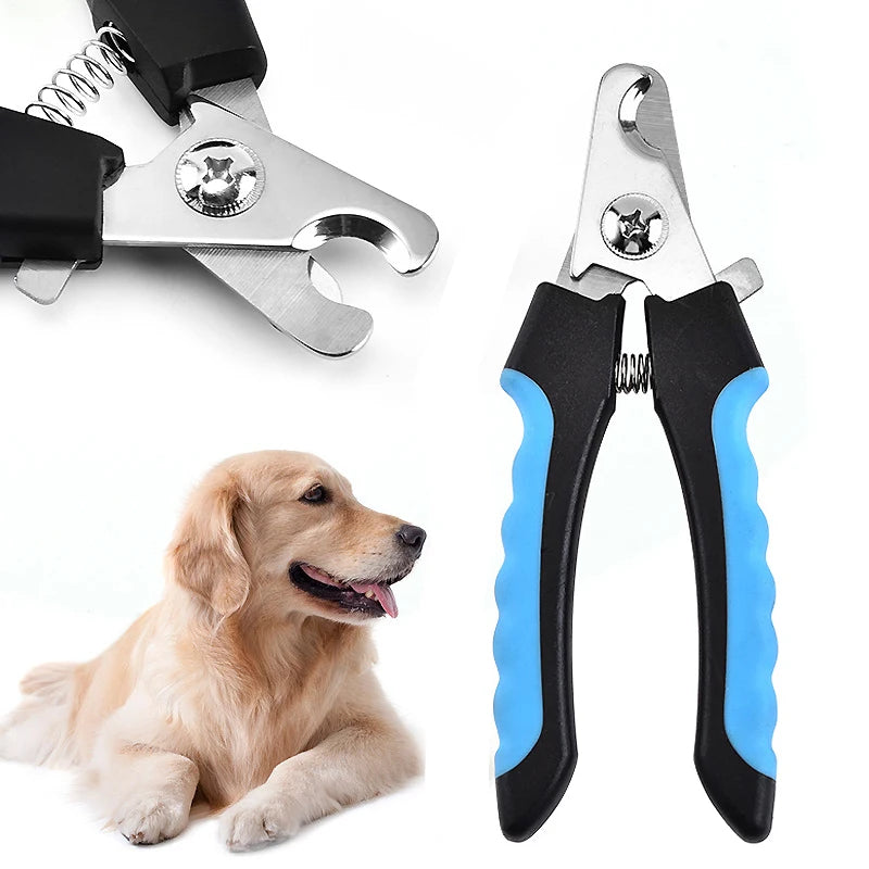 Stainless Steel Pet Nail Clipper with Safety Guard