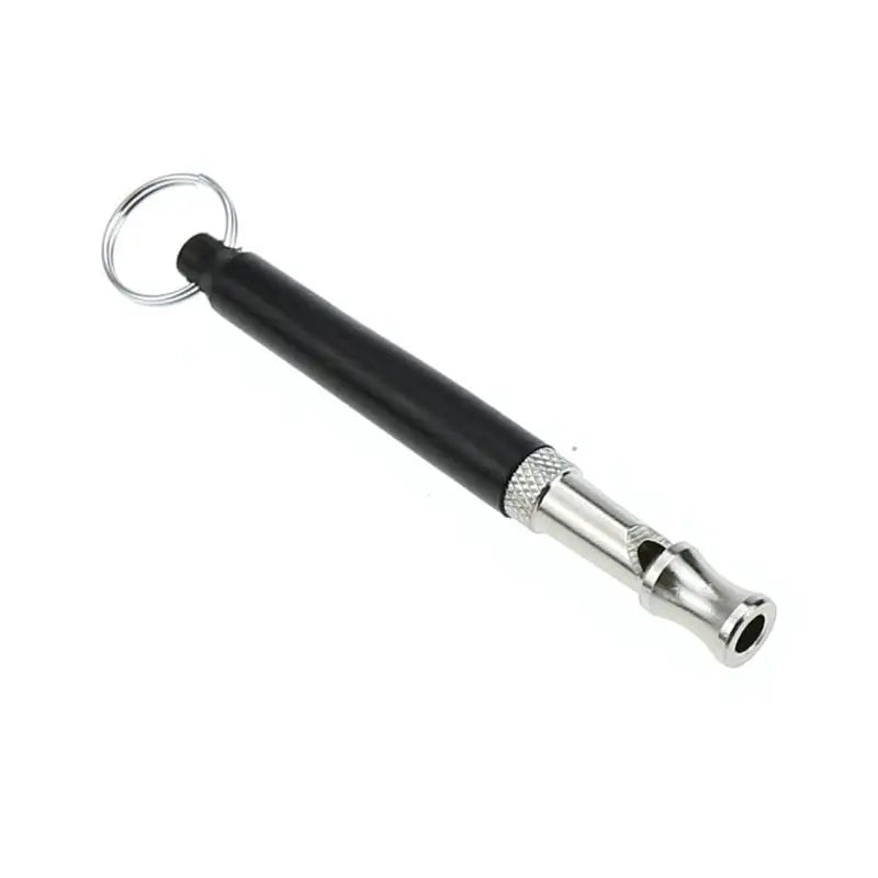 High-Frequency Dog Whistle – Stainless Steel Training Tool with Key Ring