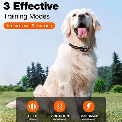3300FT Dog Training Collar with Remote – Rechargeable &amp; Waterproof E-Collar