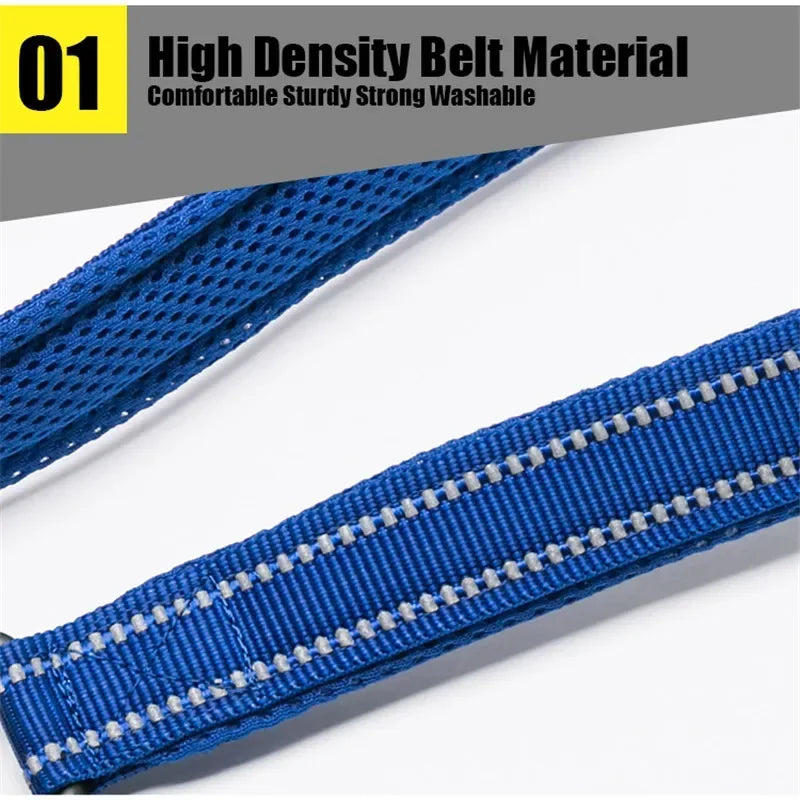 Durable 3M Reflective Dog Leash with Padded Comfort