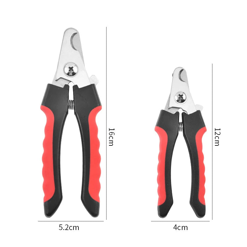Stainless Steel Pet Nail Clipper with Safety Guard
