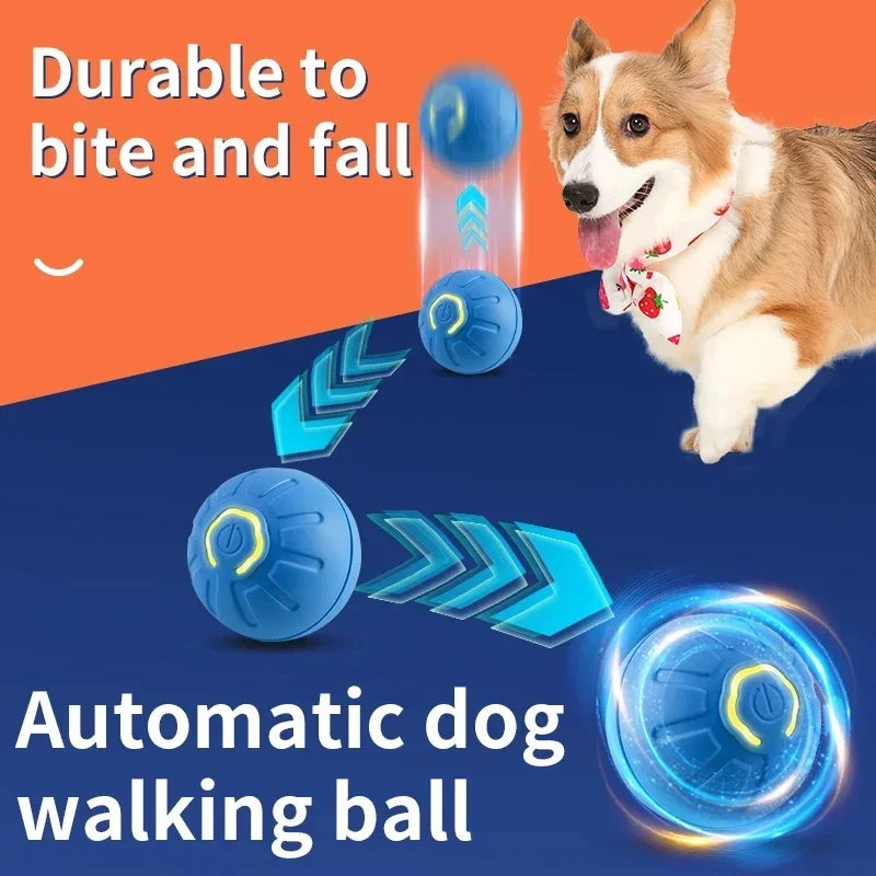 Smart Interactive Jump Ball for Pets – Motion-Activated &amp; Chew-Resistant