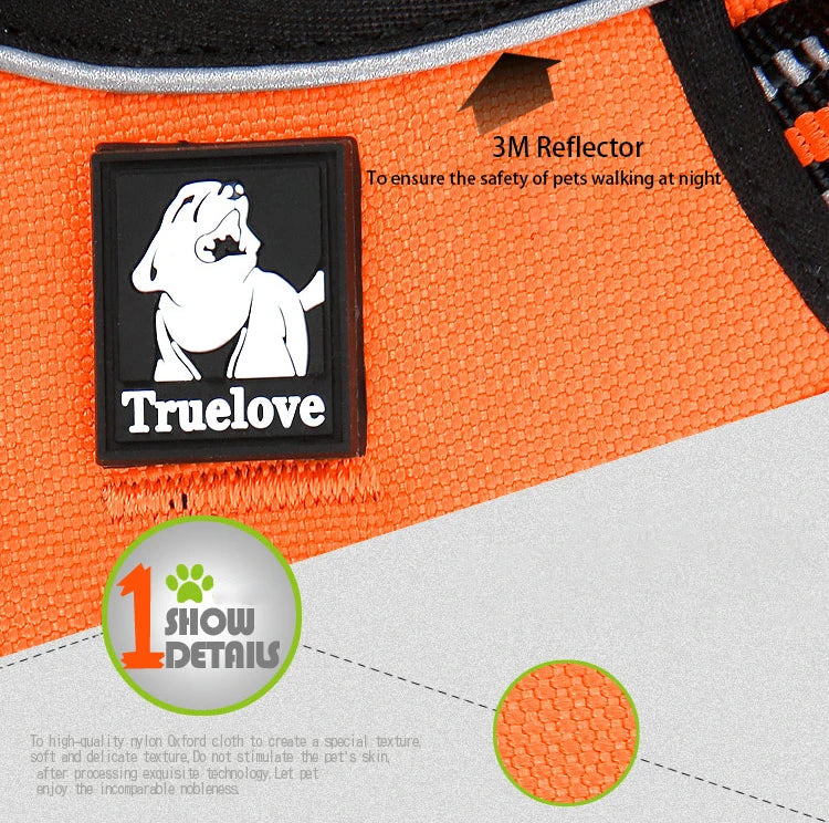 Durable 3M Reflective Dog Vehicle Harness with Secure Fit