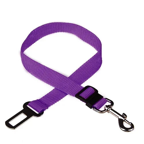 Adjustable Pet Car Seat Belt – Quick-Release, Breakaway, and Safe Travel Restraint for Cats &amp; Dogs