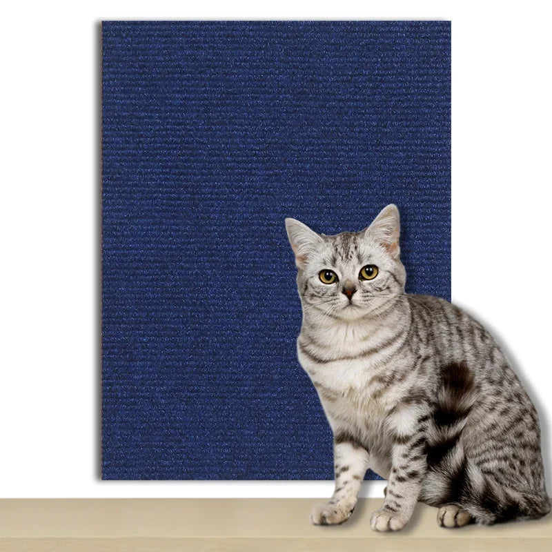 Self-Adhesive Cat Scratch Pad – Customizable Wall &amp; Furniture Protector