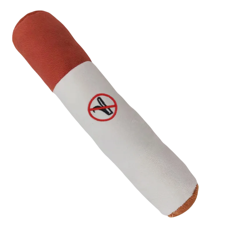 Squeaky Cigar Plush Toy for Dogs – Fun &amp; Chew-Resistant