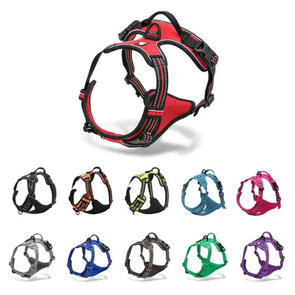Durable 3M Reflective Dog Vehicle Harness with Secure Fit
