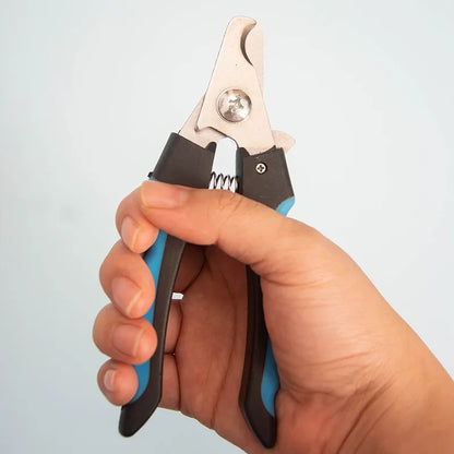 Stainless Steel Pet Nail Clipper with Safety Guard