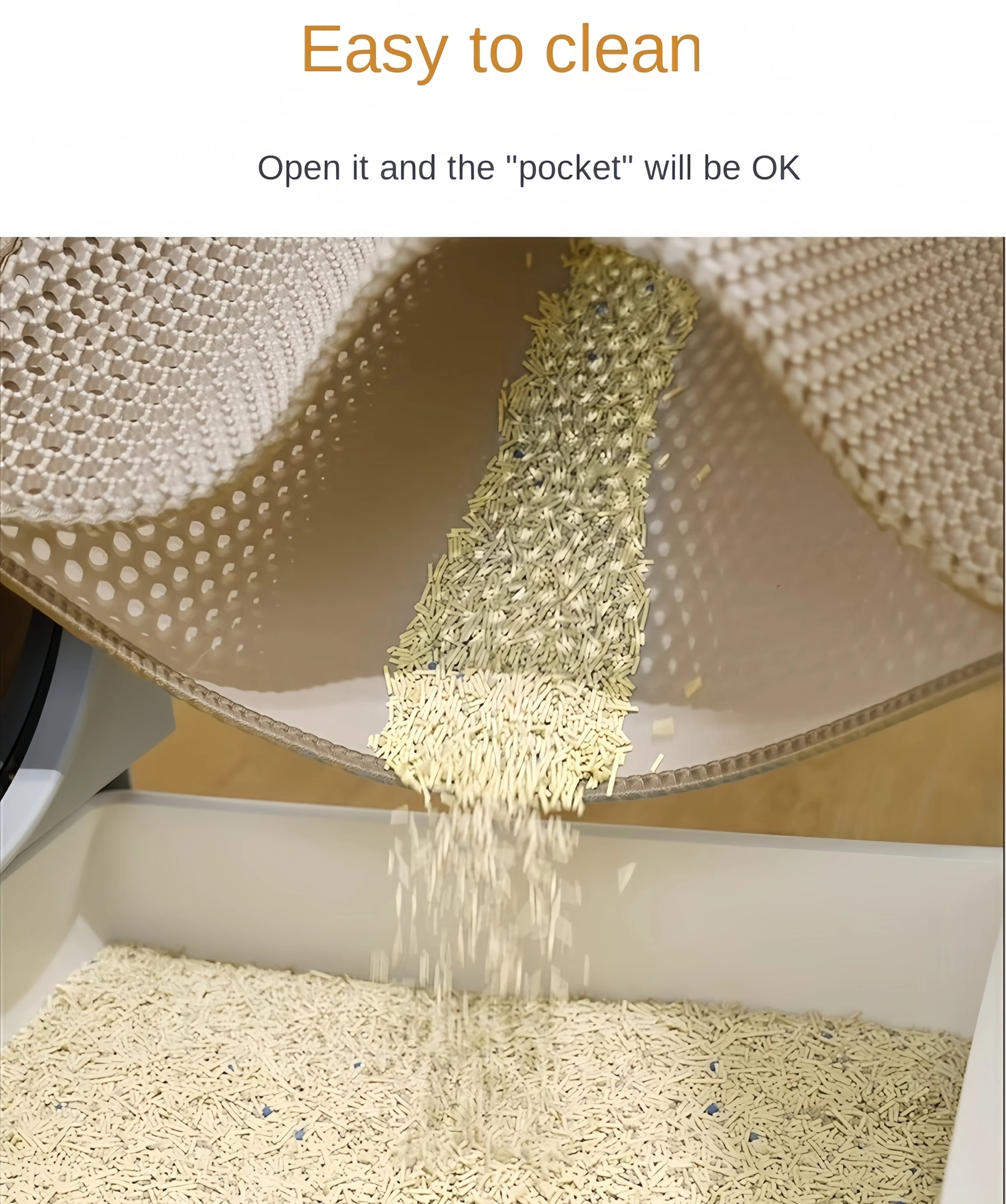 Waterproof EVA Cat Litter Mat – Double Layer, Non-Slip &amp; Easy to Clean