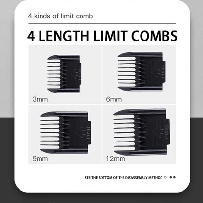 Rechargeable Pet Grooming Clipper Kit – Quiet, Cordless &amp; Adjustable for Dogs and Cats