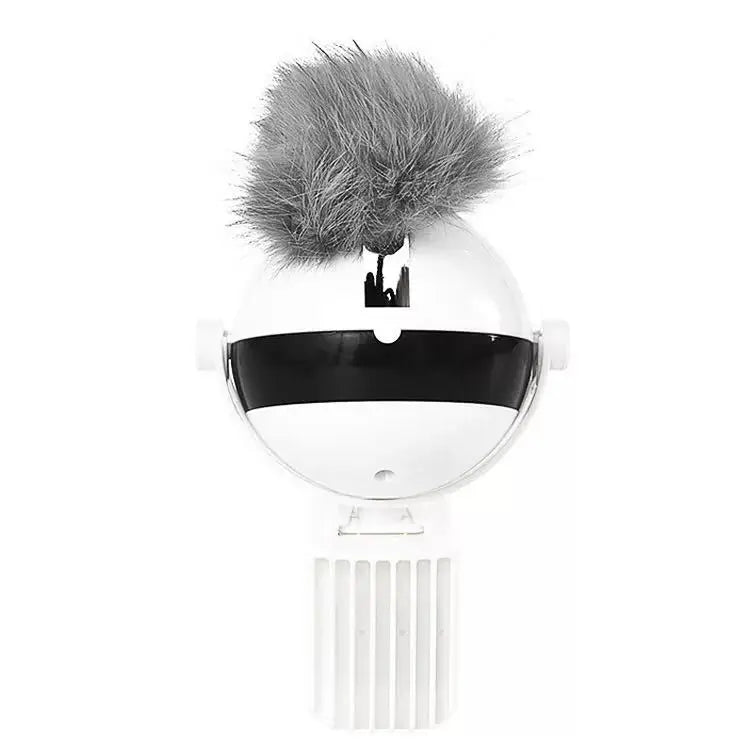 Interactive Electric Cat Teaser Toy – YoYo Lifting Ball with Motion, Flutter &amp; Rotation