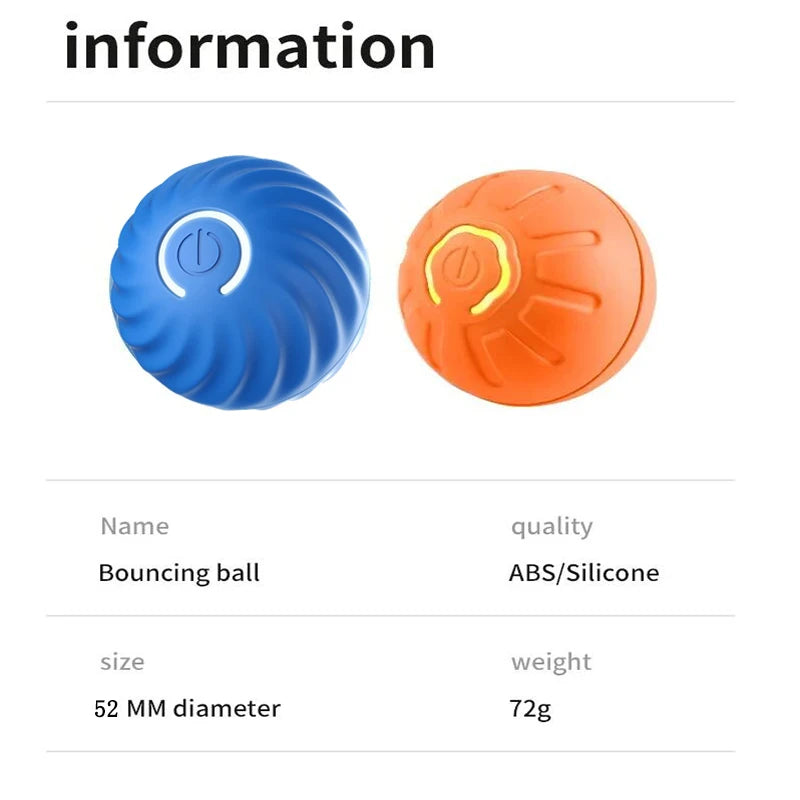 Smart Interactive Jump Ball for Pets – Motion-Activated &amp; Chew-Resistant