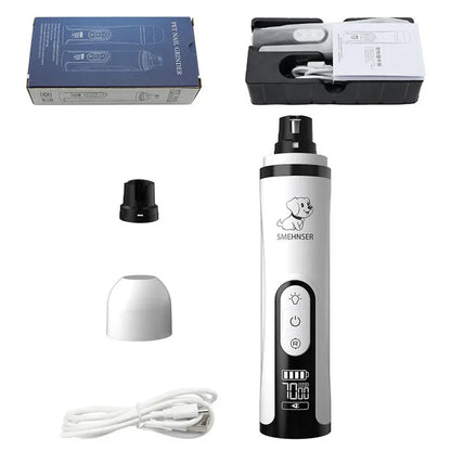 Rechargeable Pet Nail Grinder for Cats & Dogs