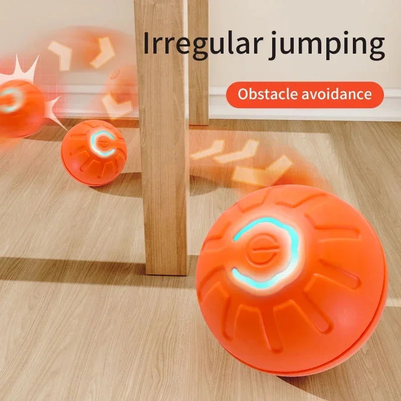Smart Interactive Jump Ball for Pets – Motion-Activated &amp; Chew-Resistant