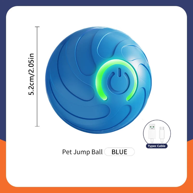 Smart Interactive Jump Ball for Pets – Motion-Activated &amp; Chew-Resistant