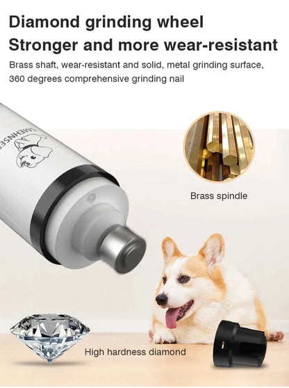 Rechargeable Pet Nail Grinder for Cats & Dogs