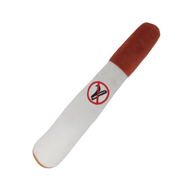 Squeaky Cigar Plush Toy for Dogs – Fun &amp; Chew-Resistant