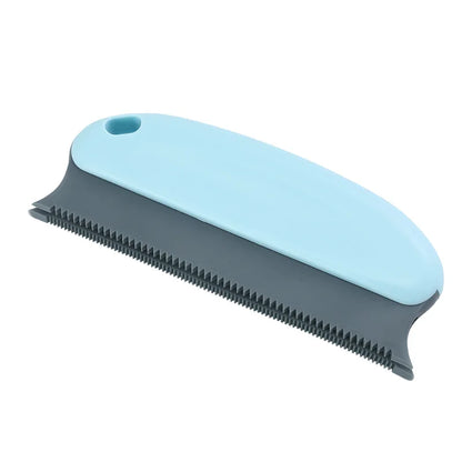 Portable Manual Lint Hair Remover Brush – Double Serrated Design for Pet Hair & Dust Removal